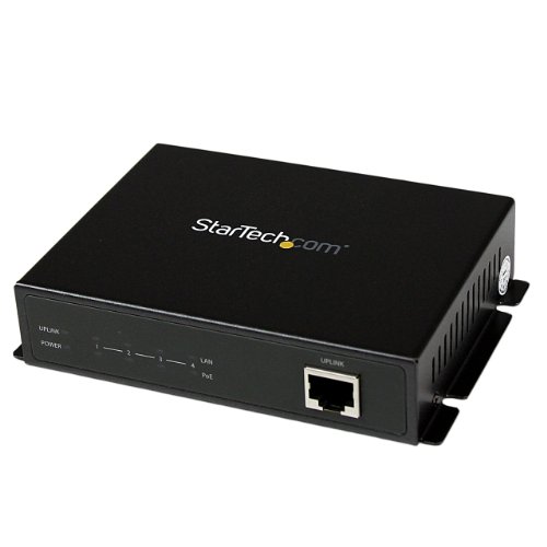 Preisvergleich Produktbild StarTech IES51000POE Unmanaged PoE Gigabit Ethernet Netzwerk Switch (5-Port)