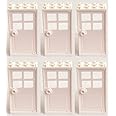 LEGO 6 White Doors with Frames
