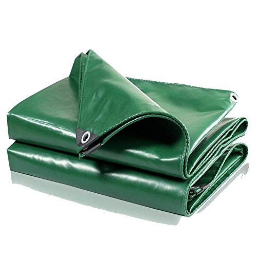 Preisvergleich Produktbild Planen Schwerlast Wasserdicht Winddicht Sonnencreme Perforiert Dach Fußboden Abdeckung Schuppen Stoff TIDLT (Farbe : Grün, größe : 2x2m)