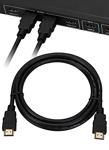 MasterStor Premium Gold 1080p HDMI zu HDMI-Kabel führen Smart HD TV HDTV 3D TV Kabel für PS3, PS4 Xbox 360 & X Box One (1.5 Meter) - 3