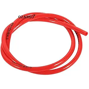 OZANGO Bike Universal 1M / 39inch Colorful Fuel Line Pipe Gas Oil Hose Fuel Line Petrol Tube Pipe Red Compatible with KTM Bikes