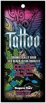 Supre Tattoo Dark XXX Black Ultra Bronzer Tanning Lotion 15ml