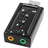 Sourcingmap External USB 2.0 To 3D Virtual Audio Sound Card Adapter 7.1 CH