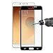 Produktbild HAT PRINCE Carbon Fiber Tempered Glass Gehärtetes Glas Film Full Screen Tasche Hüllen Schutzhülle - cover für Samsung Galaxy C9 Pro - schwarz