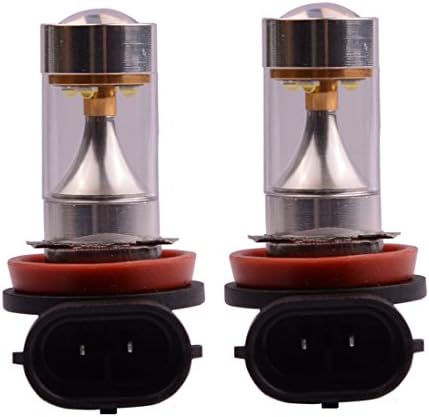 AutoBoy 2PCS Super Bright White H11/H8 6-SMD LED Replacement Bulb For Car Fog Light DRL Daytime Running Light