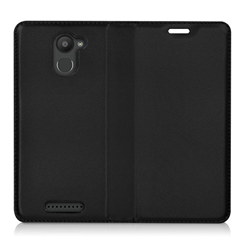 kwmobile Funda para bq Aquaris U Plus - Carcasa para m vil de Cuero sint tico - Case Plegable en Negro reviews kwmobile Funda para bq Aquaris U Plus - Carcasa para m vil de Cuero sint tico - Case Plegable en Negro