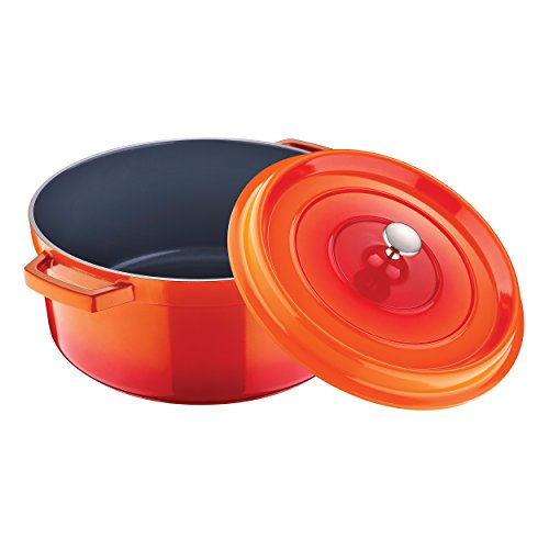 Preisvergleich Produktbild Bergner 28cm Kasserolle Kochtopf orange BG-6799