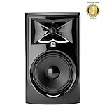 JBL 308p MKII Alimenté 20,3 cm deux voies moniteur de studio avec en microfibre et gratuit Everythingmusic Garantie 1 an