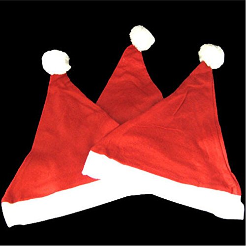 Preisvergleich Produktbild Kinderkostüm Weihnachtsmannmütze, Plüsch, 2 Gruppen