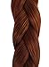 New Style Braid Plaited Chunky Hair Headband (Ginger/fire Red)