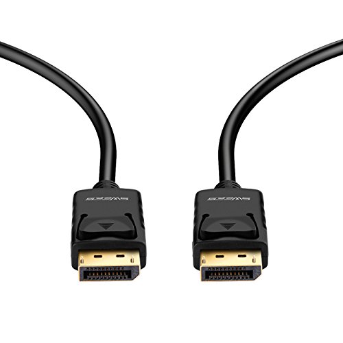 DisplayPort Kabel, Swees Ultra HD 1080p 4K Displayport 1.2 auf Displayport 1.2 Kabel Audio Video Adapterkabel mit Vergoldete Kontakte – 2m - 2