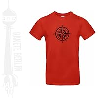 Herren T-Shirt 'Windrose - Kompass' Baumwolle