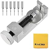 Zacro Watch Band Strap Link Pin Remover Repair Tool Kit for Watchmakers with Pack of 6 Extra Pins