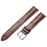 Original-braun 14mm Uhrenarmband Ersatzarmband Armband für Frauen Lederuhr