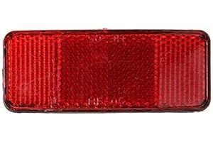 Enyolidimk Red Bicycle Bike Safety Caution Warning Reflector Disc For Rear Pannier Racks Frame, Lights and Reflectors