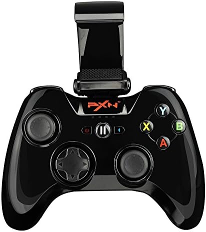 Morjava® PXN-6603 - Speedy Wireless Bluetooth Gamepad Game Controller Gaming Joystick for iOS iPhone/iPad/iPod Touch/Apple TV with iTunes App Store Controller Games Apple MFi Certified-Black