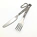 Produktbild Titanium Tableware Camping Spork Fork Outdoor Dinnerware Ultralight
