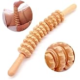 Mucit Home Kavisli Ahşap Masaj Merdanesi Bel Boyun Sırt Bacak Masaj Aleti Sel&uuml;lit Giderici 1. Kalite