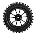 Produktbild TOP_RC_PRO 4PCS 1/10 Reifen Crosswise Bar Tread Pattern 10 Speichen Felge für 1/10 HSP HPI Redcat RC4WD RC Monster Truck