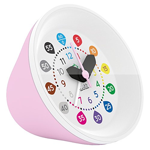 Preisvergleich Produktbild twistiti – Wecker Kinder pädagogische Zahlen – Rosa