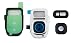 Produktbild ICONIGON Samsung Galaxy S7 Kamera-Linse Camera Lens Schutz-Glas Protective Glass inkl. Rahmen Abdeckung Frame und Kleber Klebefolie Klebepad Adhesive Silber für SM-G930F
