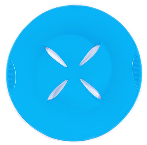 Silikon Abdeckung, Topf Überlaufschutz / Überkochschutz, Aufsatz zum Dampfgaren, Mikrowellenabdeckung (Hellblau) - 3