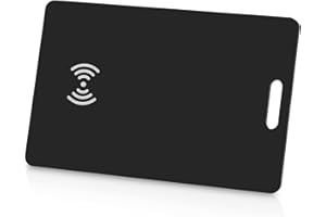 EXYVOX Air Tag smartcard Tracker, sottile scheda Tracker per portafogli, funziona con Apple Find My (Solo iOS, non per Android), Bluetooth Localizzatore per Valigie, Portafoglio, Bagagli, IP67 impermeabile