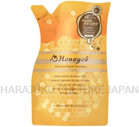 Honeyce Moisture Repair Shampoo - 420ml - Refill (Green Tea Set)
