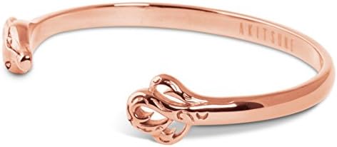 Ferus Bangle | Bracelet Womens Mens Stainless Steel Bracelet Cuff Bracelet Fox Minimalist Silver Matte Black Gold Rose Gold