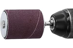 LAOSEP Andifany 16 Pcs Drum Sanding Kit, Sanding Drum for Electric Drill Press Drum Sander Attachment with Spindle Sander Sleeves