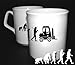 Produktbild Staplerfahrer Gabelstapler Baustelle Bauarbeiter Evolution BÜROTASSE BUEROTASSE TASSE KAFFETASSE MUG