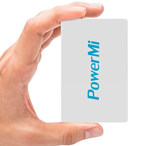 Batterie externe de secours pour des smartphones  format carte de cr  dit - Samsung Galaxy  iPhone 5  iPhone 6  Xiaomi  Huawei  Nexus  LG  HTC etc  - 