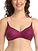 Clovia Cotton Non-Padded Wirefree T-Shirt Bra With Double Layered Cups & Detachable Straps - Purple RS.299.00