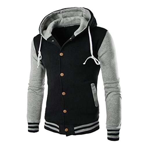 Preisvergleich Produktbild Kobay Herren Männer Mantel Jacke Outwear Pullover Winter Schlank Hoodie Warme Kapuzenpulli Mehrere Farben