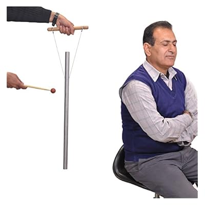 Tuningforkshop 528 Hz Healing Tuned Chime Pipe With Mallet,Hand Stand louder than Tuning fork