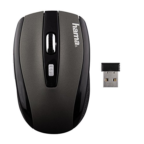 Preisvergleich Produktbild HAMA Optische Funkmaus AM-7801 schwarz / grau