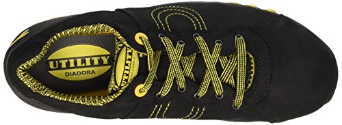 Diadora Unisex-Erwachsene Beat Low S3 Hro Sicherheitsschuhe, Black and Yellow - 6