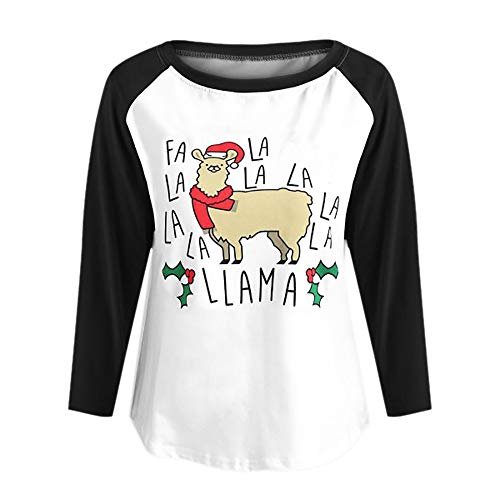 OverDose Damen Täglich Casual Style Womens Weihnachten Langarm Animal Print Rundhals Bluse Lose Tops Home Party Karneval Pullover Sweatshirts OverDose Damen Täglich Casual Style Womens Weihnachten Langarm Animal Print Rundhals Bluse Lose Tops Home Party Karneval Pullover Sweatshirts