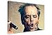 Produktbild Jack Nicholson-Rauchen Zigarre und Blowing Smoke frmaed Leinwandbild, Kunstdruck Landschaft Bilder, canvas holz, 06- A0 - 40" X 30" (101CM X 76CM)