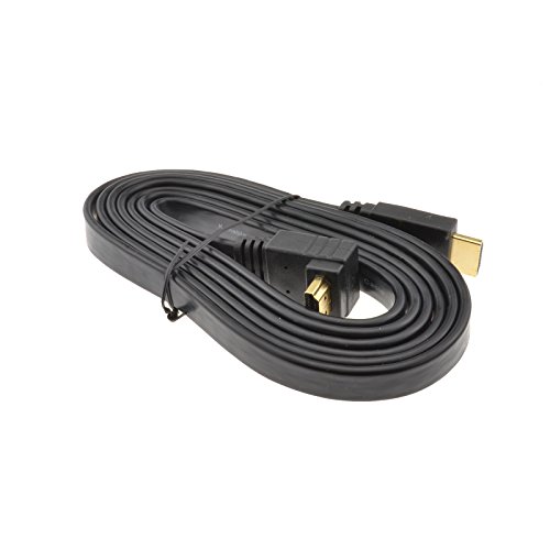 Flach HDMI Rechts Abgewinkelt Hoch Geschwindigkeit Kabel Für 3D TV 1,4 Anschlusskabel Vergoldeten 2 m - 2