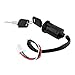 Price comparison product image 3 Wire Ignition Switch Key for 50cc 70cc 90cc 110cc 150cc 200cc 250cc Go Kart Dune Buggy Buggies ATV Dirt Bike Motorcycle(Black)