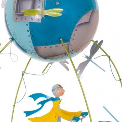 The child and the plane H45 x L20 ce