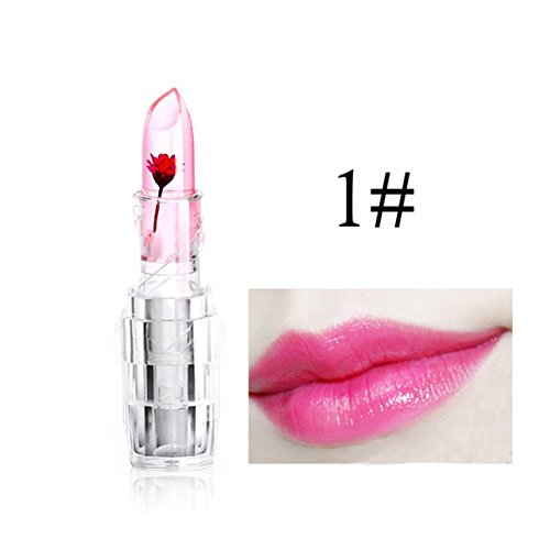 Moresave 6 Colors Long Lasting Moisturizer Temperature Change Magic Flower Lipstick Lip Balm