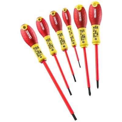 Facom Expert E160911 - Jeu de 6 tournevis isolés 1000 V ranurados/pZ