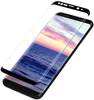 Samsung Galaxy S8 PLUS Screen Protector HD Clear Tempered Glass 3D Arc Face, 9H Hardness, [Case Friendly] [Full Coverage] For Samsung Galaxy S8 PLUS