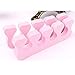 Tinksky Toe Separators Straightener Soft Sponge Foam Nail Finger Toe Separators Nail Art Pedicure Manicure Tools - 100pcs (Random Color)