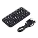 Produktbild RoadRoman Schwarze schlanke und schlanke eingebaute wiederaufladbare Li-Ion-Batterie Mini Wireless Bluetooth 3.0-Tastatur für iPad2 / 3/4 für iPhone 4S 5 für Android OS PC