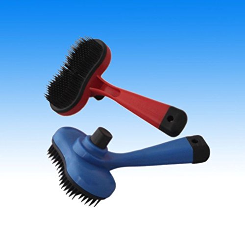 Preisvergleich Produktbild Hunde Katze Fellbürste Hundebürste Katzenbürste Fellpflege Haarentferner Selbstreinigende