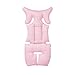 Produktbild Sitzauflage Universal Sitzauflage Kinderwagen Baumwolle Pad Kind Esszimmerstuhl Kissen Hochstuhl Sitzpolster Baby Sicherheitssitz Pad Wellenmuster Pad für Autositz & Kinderwagen (Rosa)