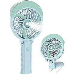 HandFan Ventilateur Brumisateur Main Ventilateur d'Atomisation Portatif Ventilateur Pliable USB Rechargeable Pliable Brumisateur Refroidisseur pour Voyage/Camping/extérieur